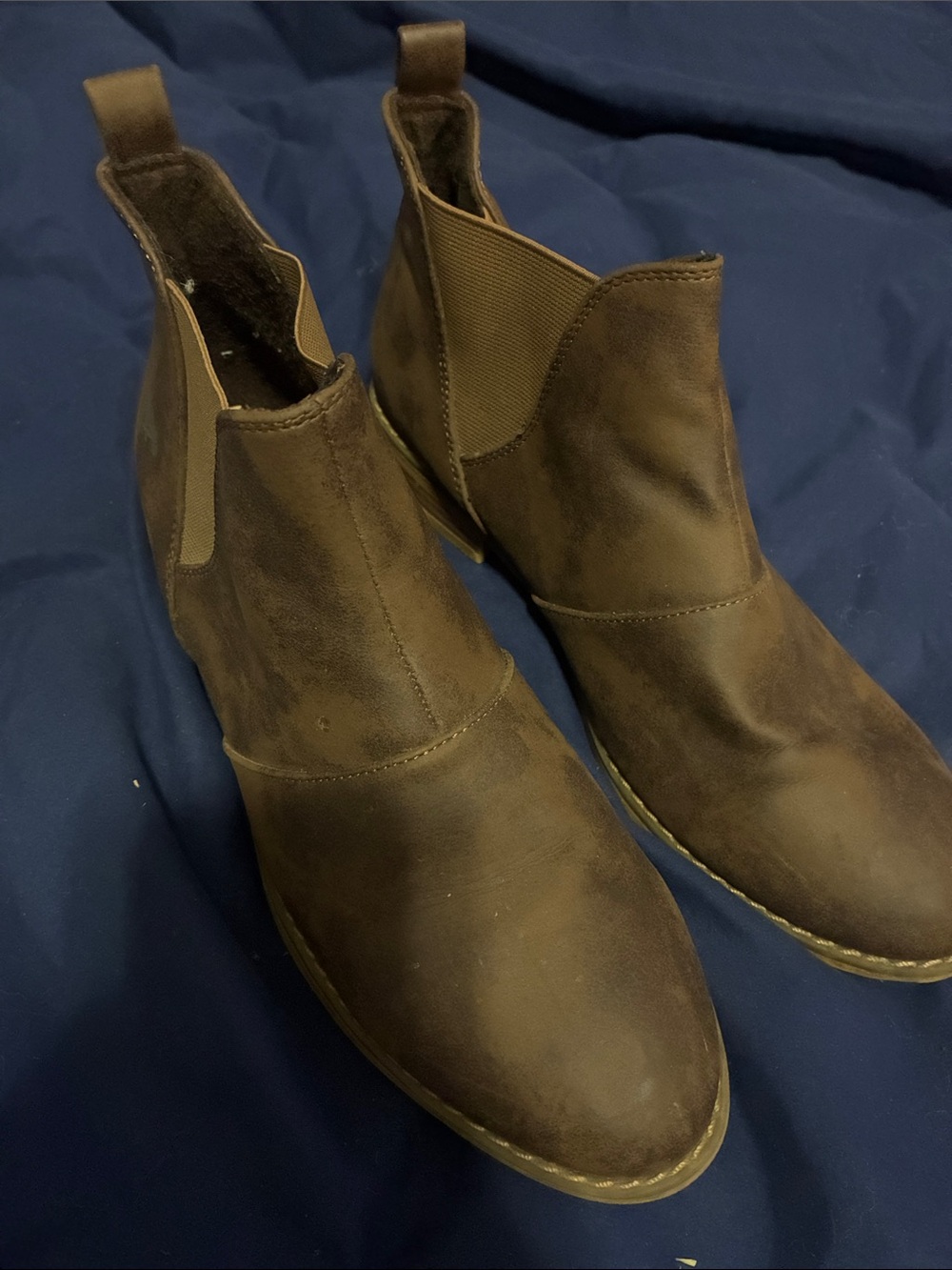 Rocket Dog Brown Suede Chelsea Booties